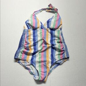 Motherhood Maternity stripped swimsuits S